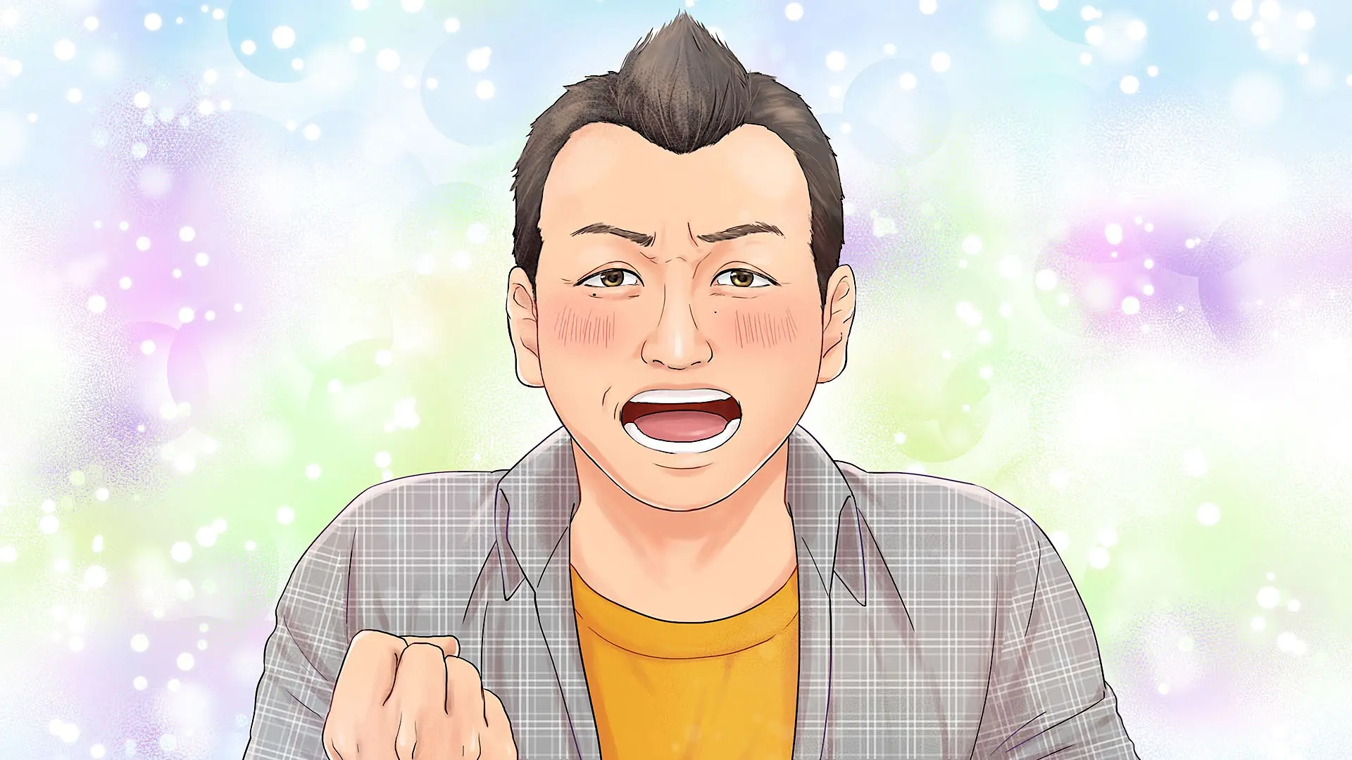 その他のタッチの似顔絵