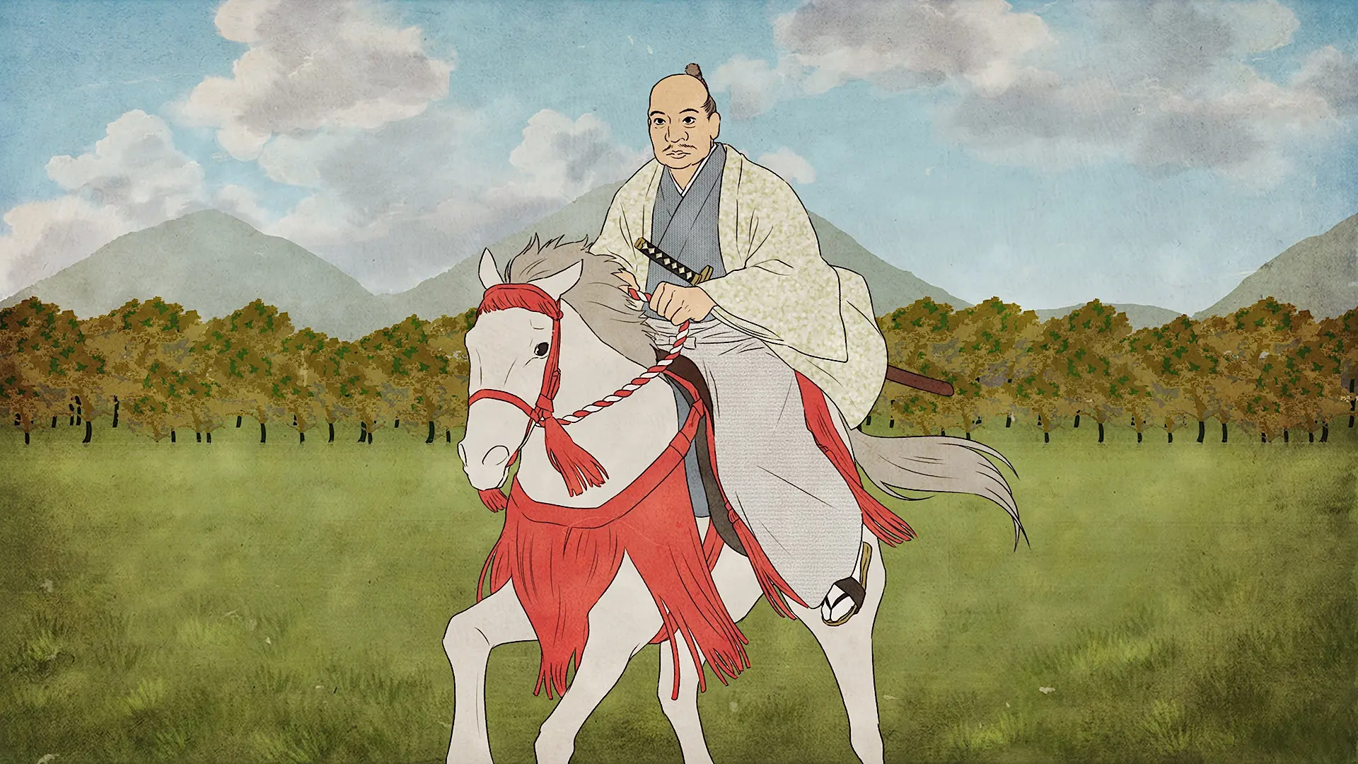 日本画風イラスト